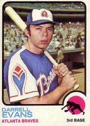 1973 Topps Baseball Cards      374     Darrell Evans
